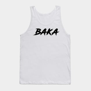 Baka - black text Tank Top